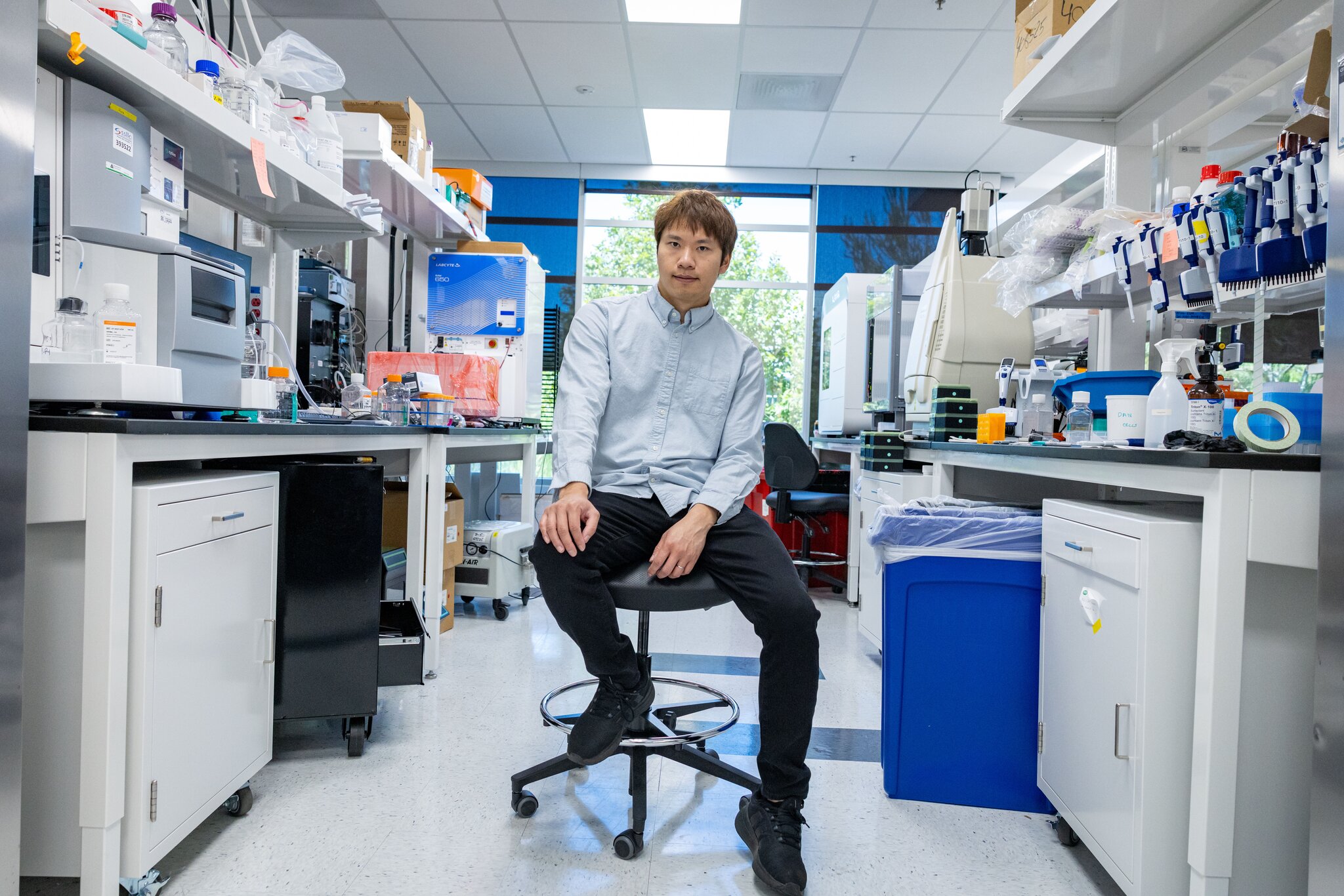 STAT+: He grew up near Boston, went to Harvard, and worked at MIT. Why did he found his startup in California?